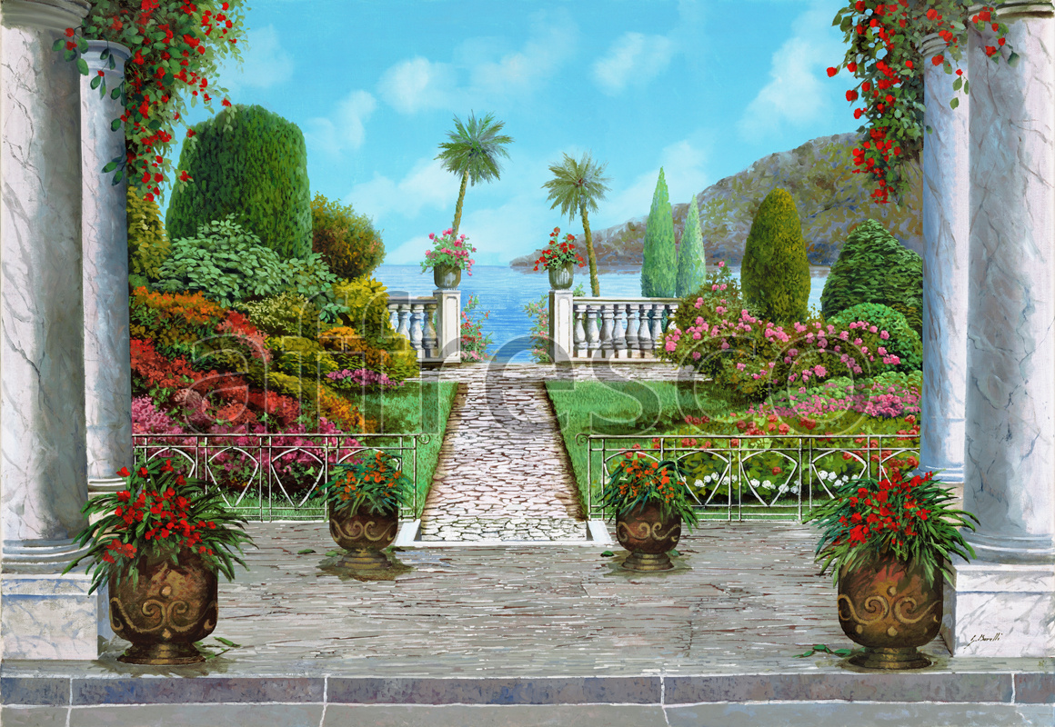 6721 | Picturesque scenery | Path to the sea | Affresco Factory