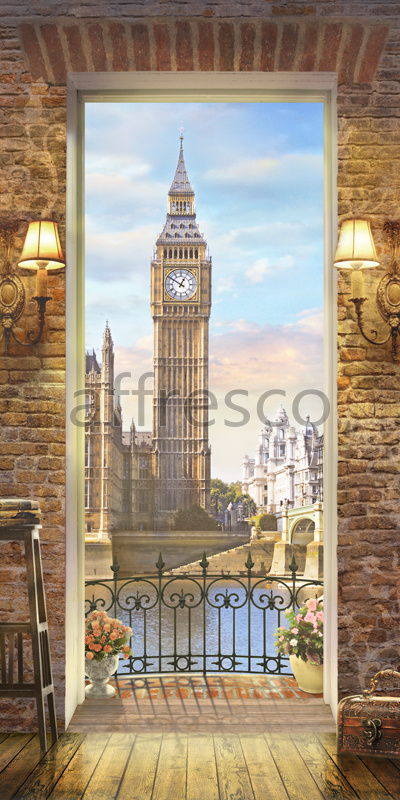 6937 | The best landscapes | Big Ben view from the window | Affresco Factory