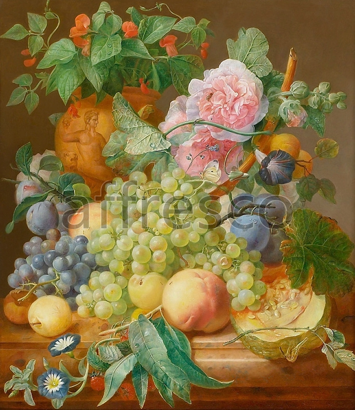 2003 | Still-Life Paintings | grapes and flowers | Affresco Factory