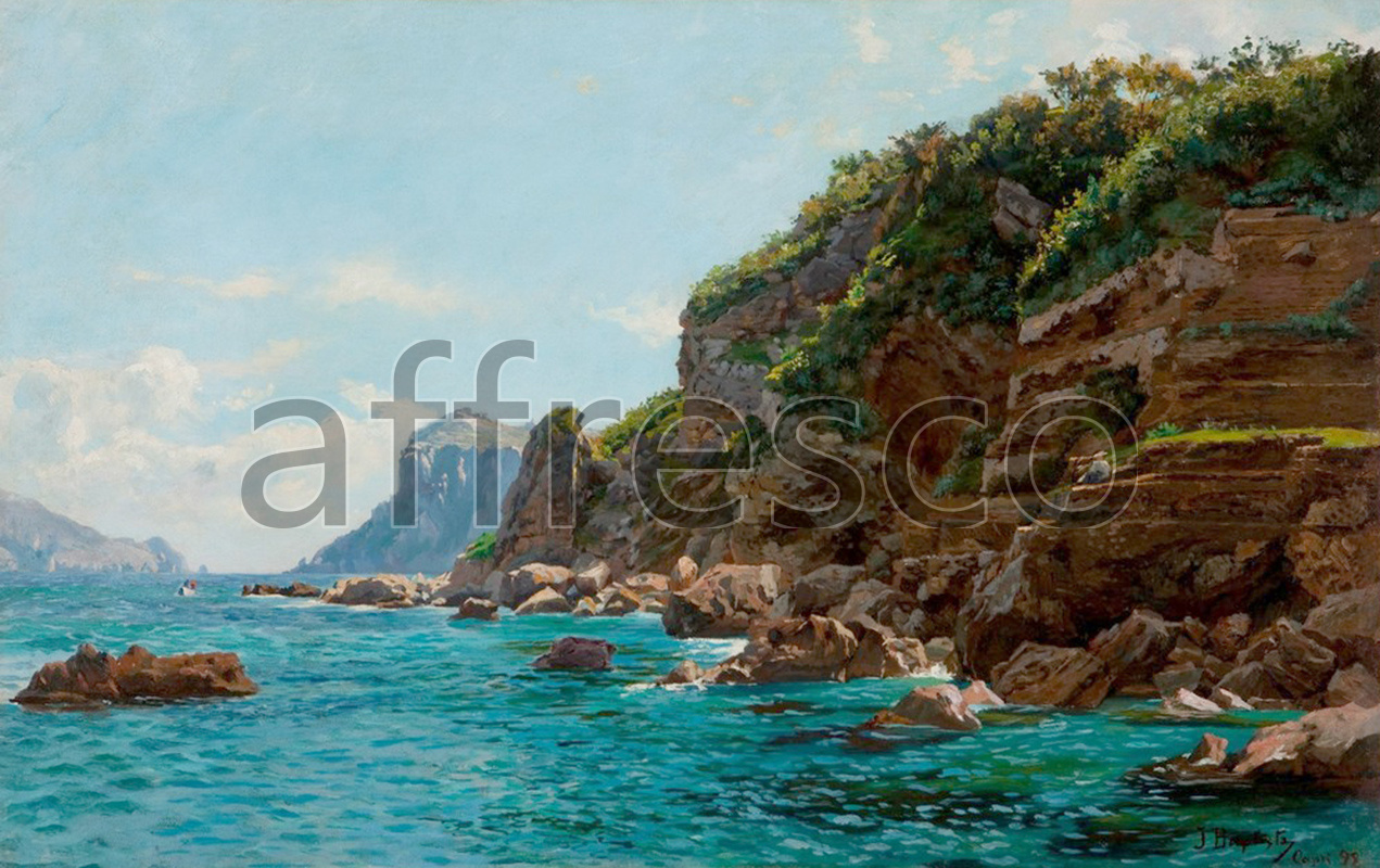 Classic landscapes | Joao Baptista da Costa Blue Cave | Affresco Factory