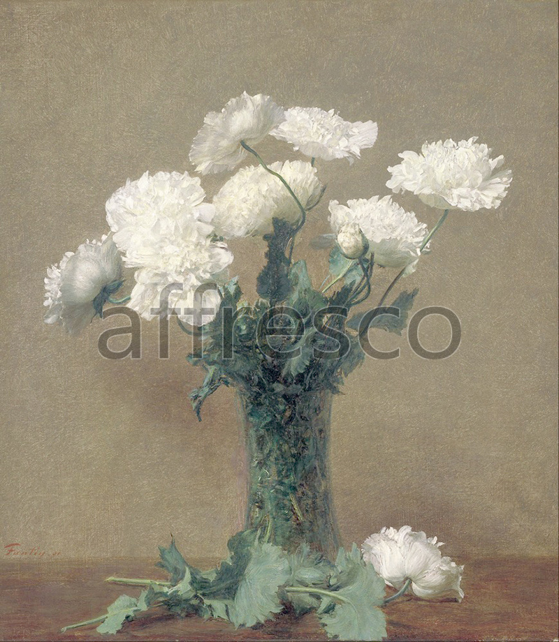 Still life | Henri Fantin Latour Poppies | Affresco Factory