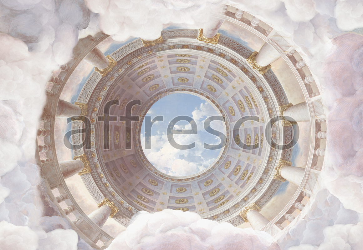 9151 |  Ceilings  | Dome with the sky | Affresco Factory