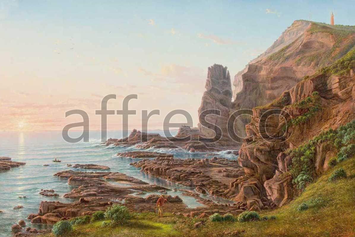 Classic landscapes | Eugene von Guerard Castle Rock Cape Schanck | Affresco Factory