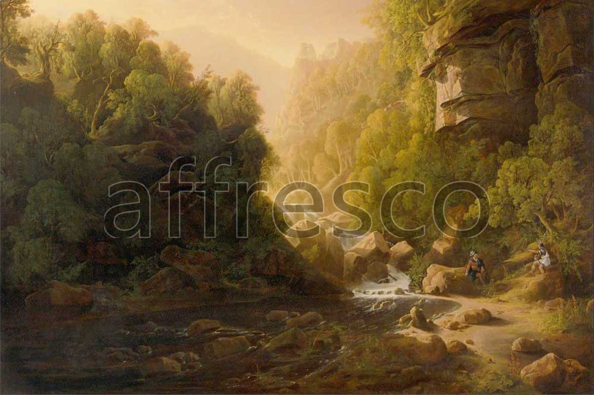 Classic landscapes | Francis Danby The Mountain Torrent | Affresco Factory