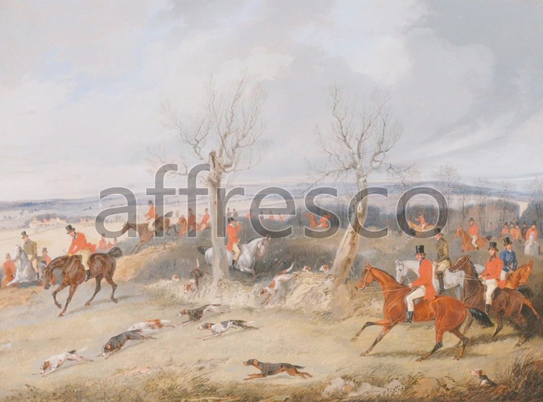 Hunting themes | Henry Thomas Alken Hunting Scene In Full Cry | Affresco Factory