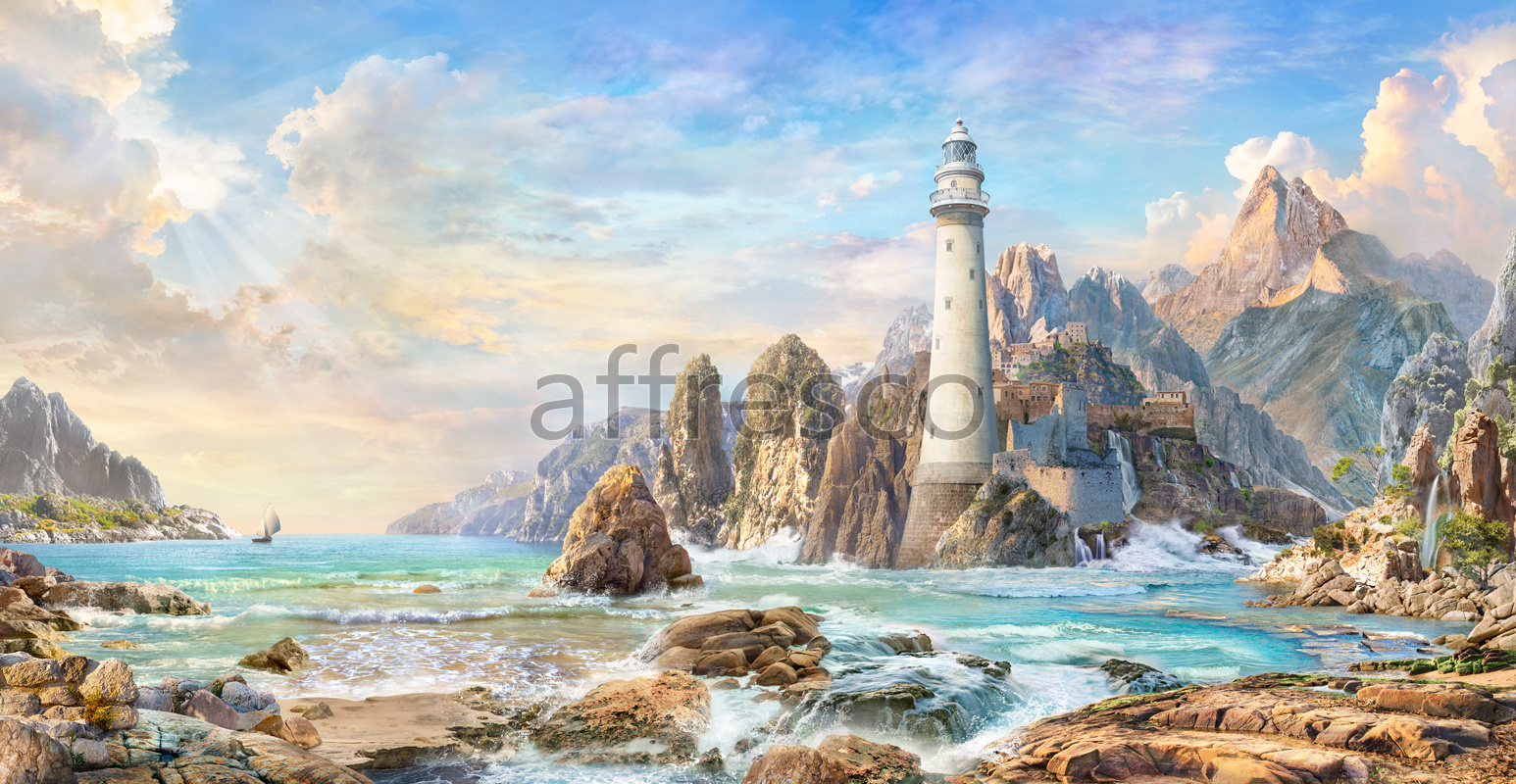 6551 | The best landscapes | Marine lighthouse | Affresco Factory