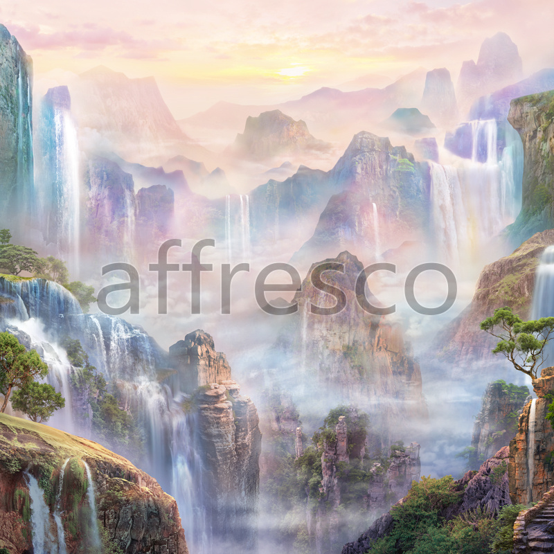 6571 | The best landscapes | Mountain waterfalls | Affresco Factory