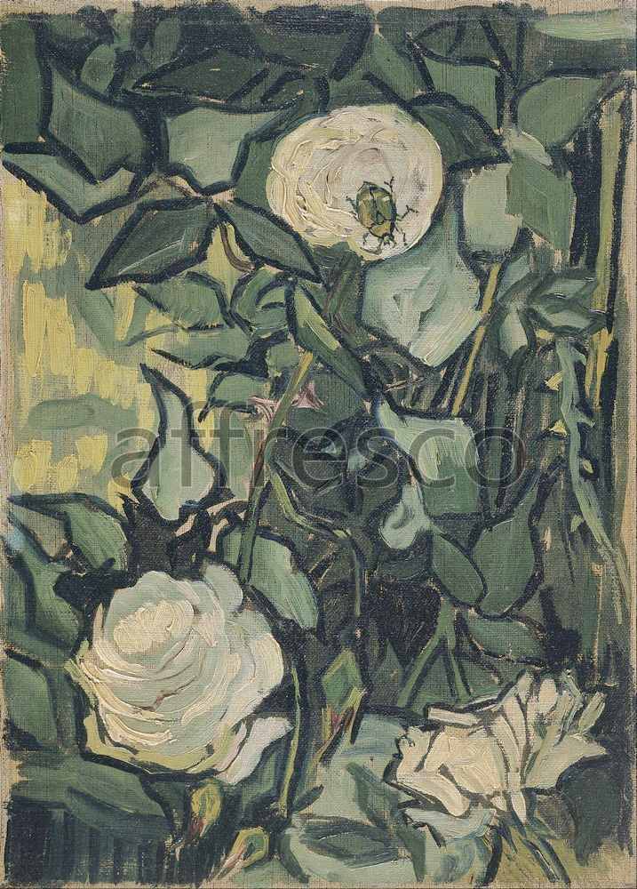 Impressionists & Post-Impressionists | Vincent van Gogh Roses | Affresco Factory