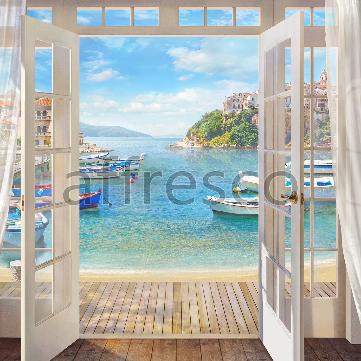 6921 | The best landscapes | Terrace sea | Affresco Factory
