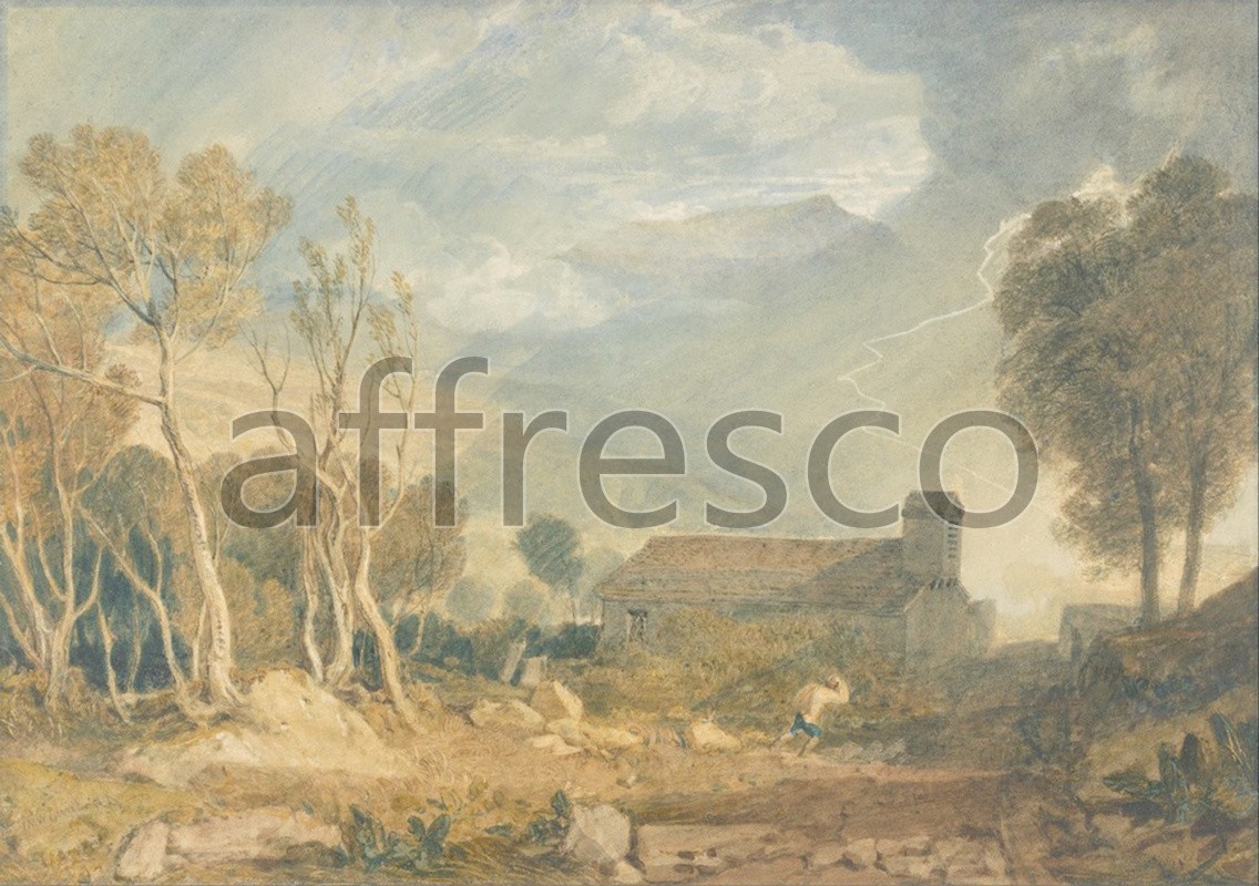 Classic landscapes | Joseph Mallord William Turner Ingleborough from Chapel Le Dale | Affresco Factory