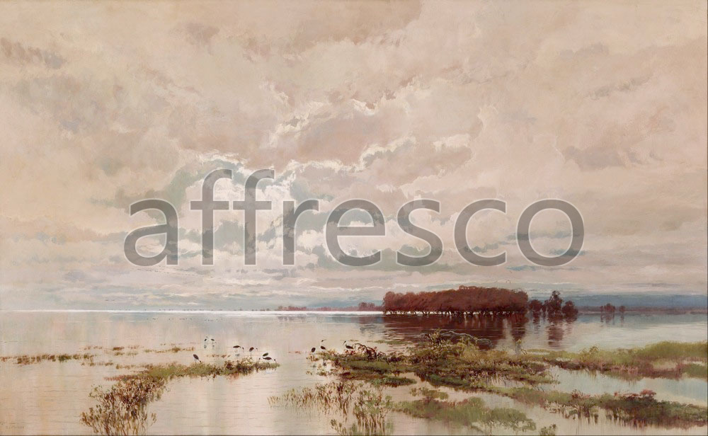 Classic landscapes | Wc Piguenit The flood in the Darling 1890 | Affresco Factory