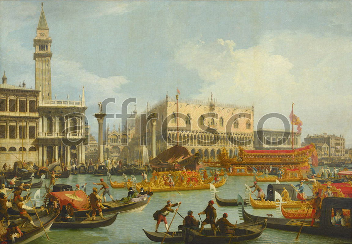 Classic landscapes | Canaletto Bucentaurs return to the pier by the Palazzo Ducale | Affresco Factory