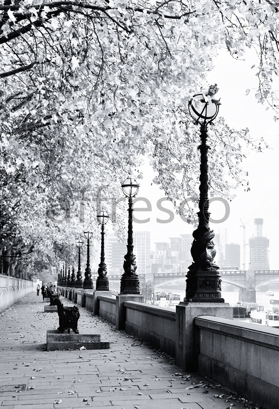 ID12410 | Pictures of Cities  | Streetlamps at embankment | Affresco Factory