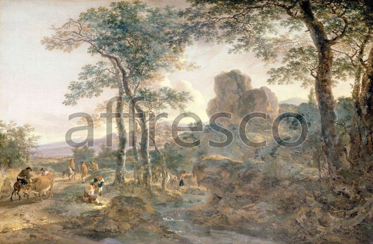 Classic landscapes | Both Jan A Mountain Path | Affresco Factory