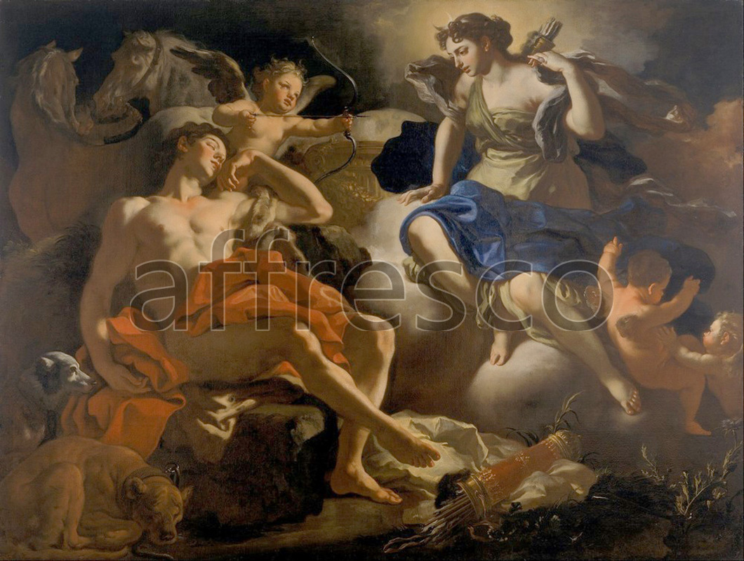 Classical antiquity themes | Francesco Solimena Diana and Endymion | Affresco Factory