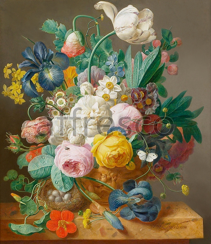 2004 | Still-Life Paintings | bunch of flowers | Affresco Factory