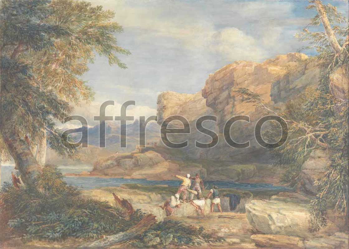 Classic landscapes | David Cox Pirates Isle | Affresco Factory