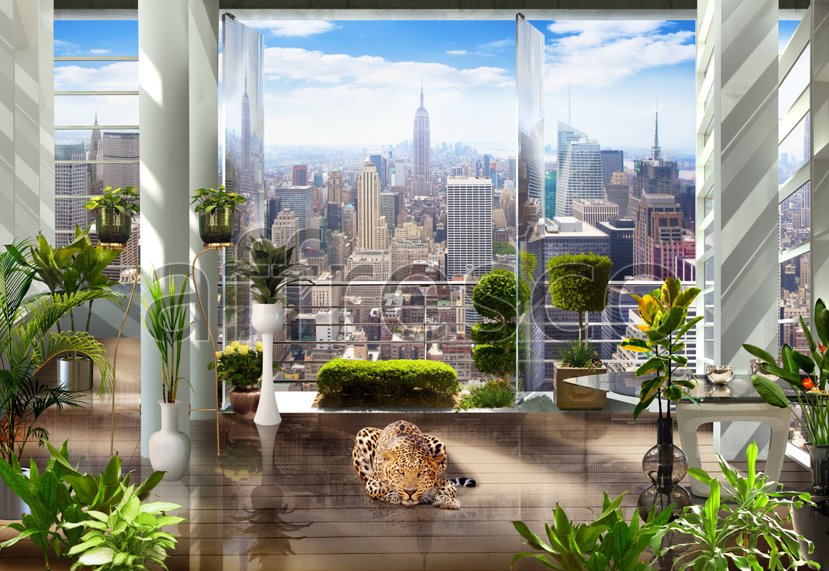 6321 | The best landscapes | Panorama of New York | Affresco Factory