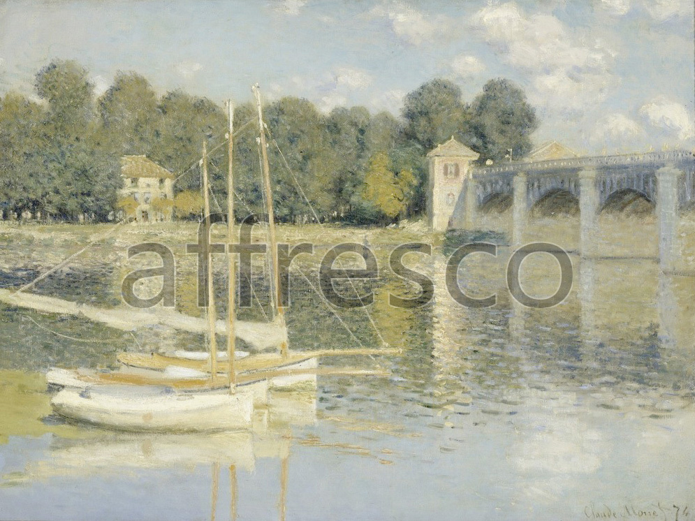 Impressionists & Post-Impressionists | Claude Monet The Argenteuil Bridge | Affresco Factory