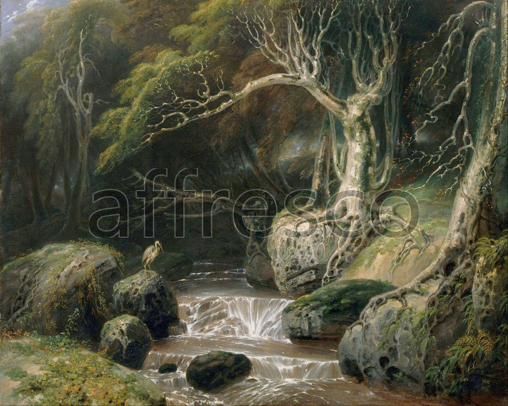 Classic landscapes | Richard Westall Landscape solitude | Affresco Factory