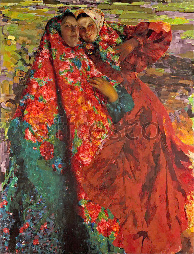 Impressionists & Post-Impressionists | Philipp Malyavin Peasant Women | Affresco Factory