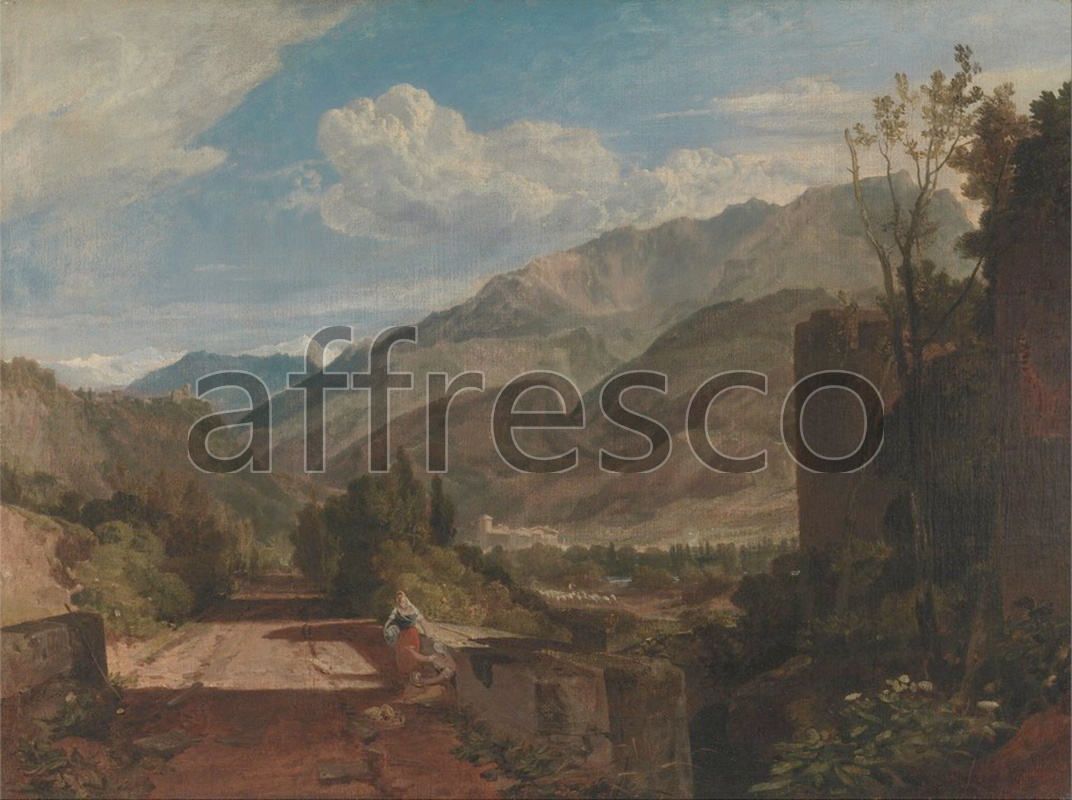 Classic landscapes | Joseph Mallord William Turner Chateau de St. Michael Bonneville Savoy | Affresco Factory