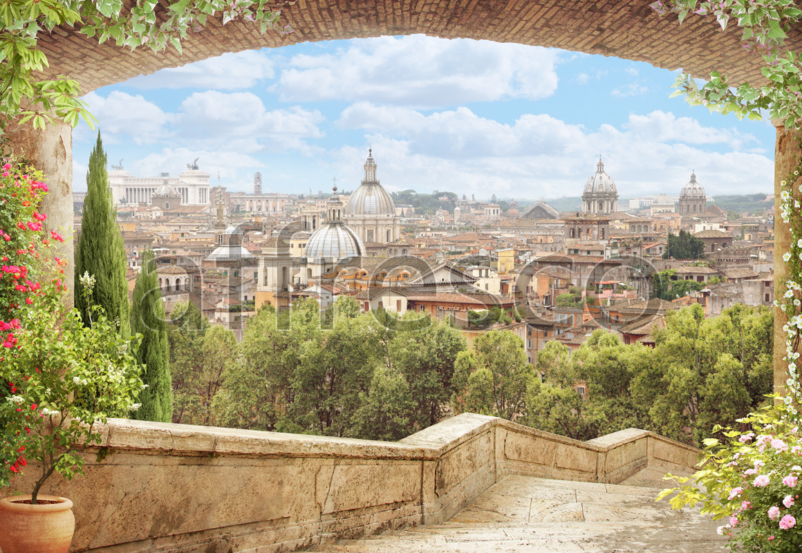 4984 | The best landscapes | Rome's panorama | Affresco Factory