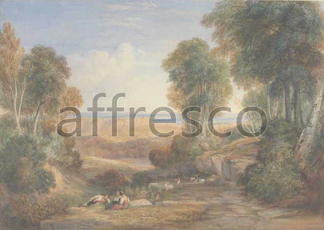 Classic landscapes | David Cox The Junction of the Severn and the Wye with Chepstow in the Distance | Affresco Factory