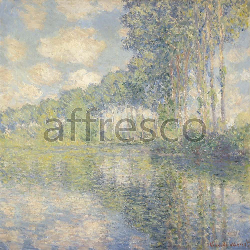 Impressionists & Post-Impressionists | Claude Monet Poplars on the Epte | Affresco Factory