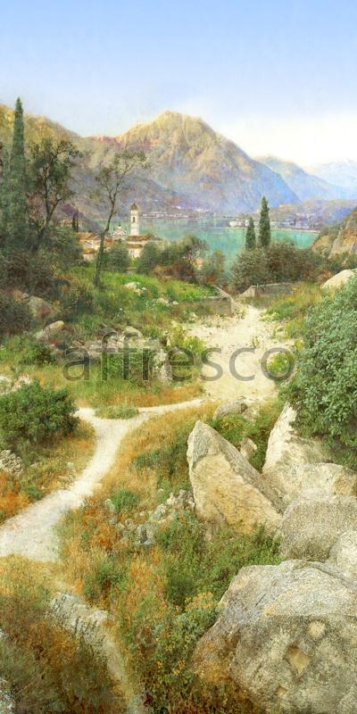 4873 | The best landscapes | Small path driving to a gulf | Affresco Factory
