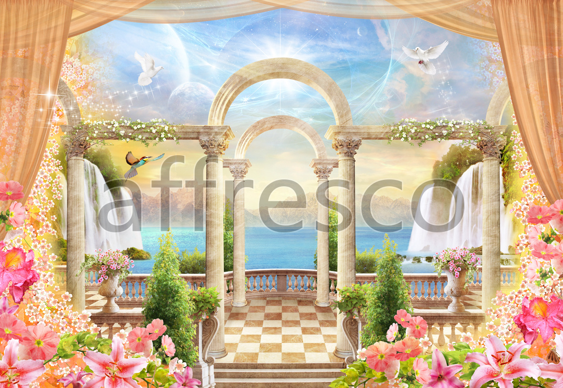 9548 | The best landscapes | fairytale terrace | Affresco Factory