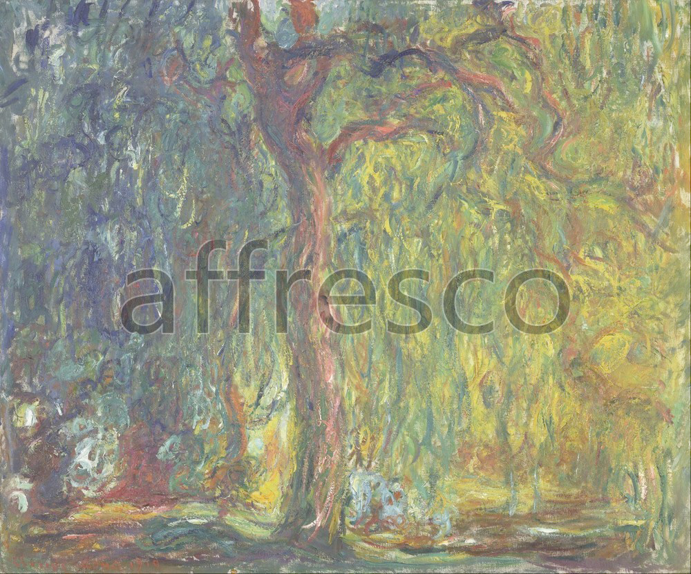 Impressionists & Post-Impressionists | Claude Monet Weeping Willow | Affresco Factory