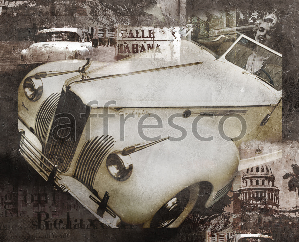 7029 | Retro | Монро в кабриолете | Affresco Factory