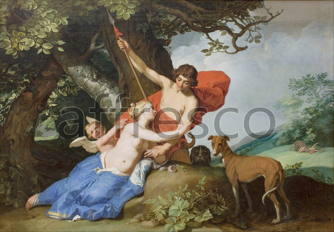 Classical antiquity themes | Abraham Bloemaert Venus and Adonis | Affresco Factory