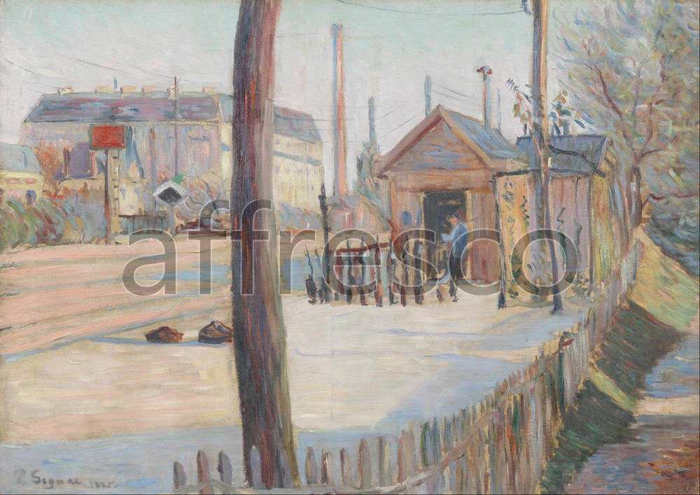 Impressionists & Post-Impressionists | Paul Signac Railway junction near Bois Colombes | Affresco Factory
