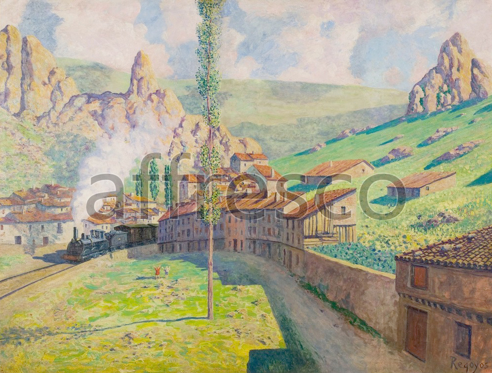 Impressionists & Post-Impressionists | Dario de Regoyos Pancorbo Passing Train | Affresco Factory