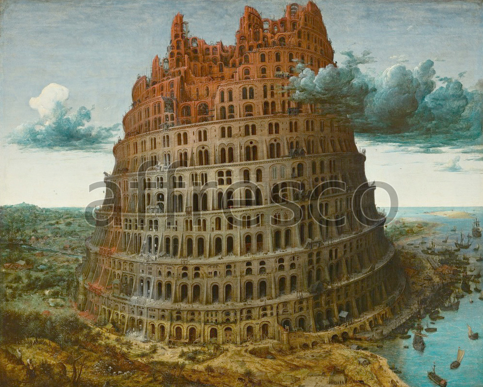 Biblical themes | Pieter Bruegel the Elder The Tower of Babel | Affresco Factory