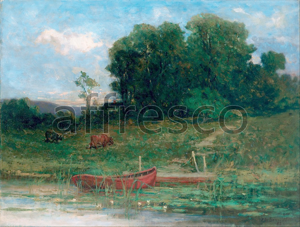 Impressionists & Post-Impressionists | Edward Mitchell Bannister The Farm Landing | Affresco Factory