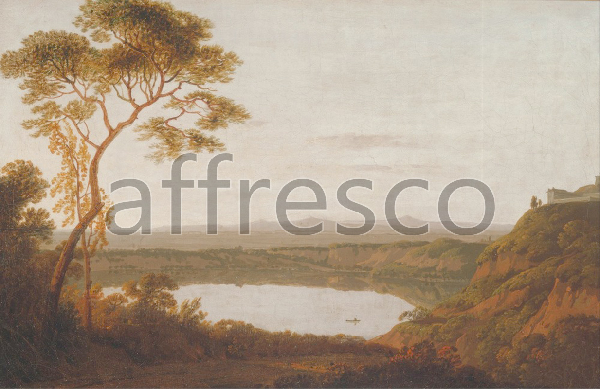 Classic landscapes | Joseph Wright of Derby Lake Albano | Affresco Factory