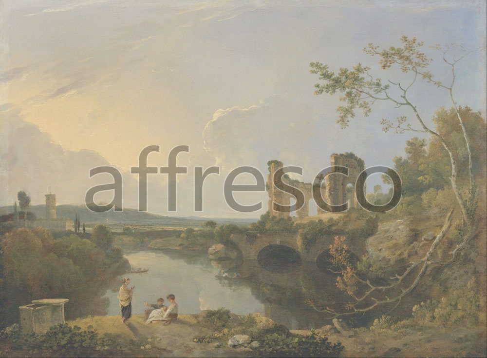 Classic landscapes | Richard Wilson Italian Landscape Morning | Affresco Factory