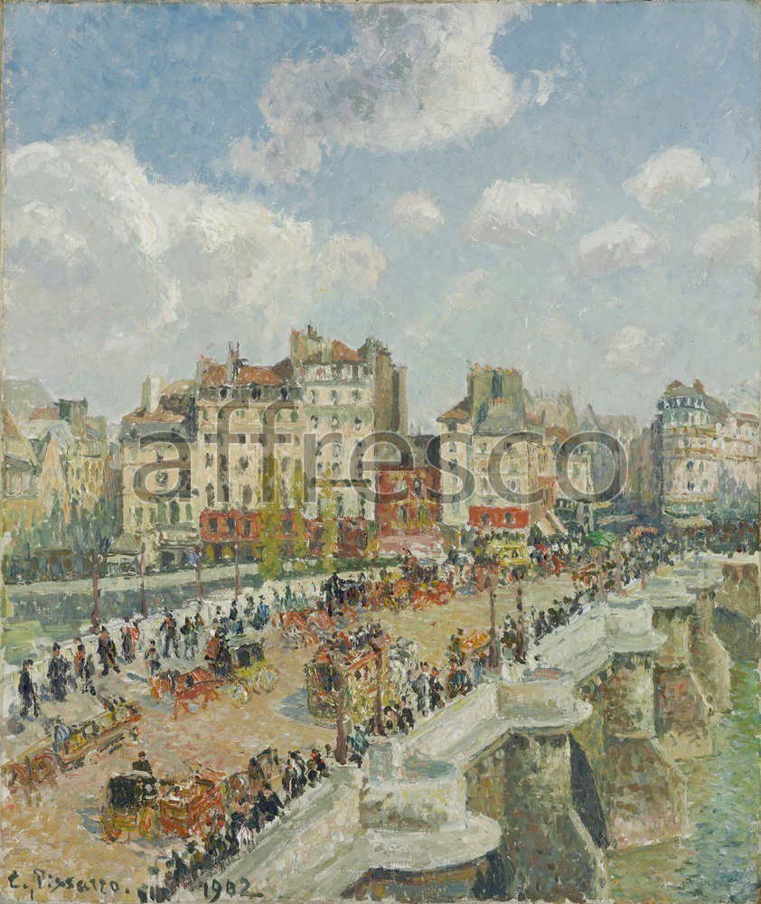 Impressionists & Post-Impressionists | Camille Pissarro The Pont Neuf | Affresco Factory