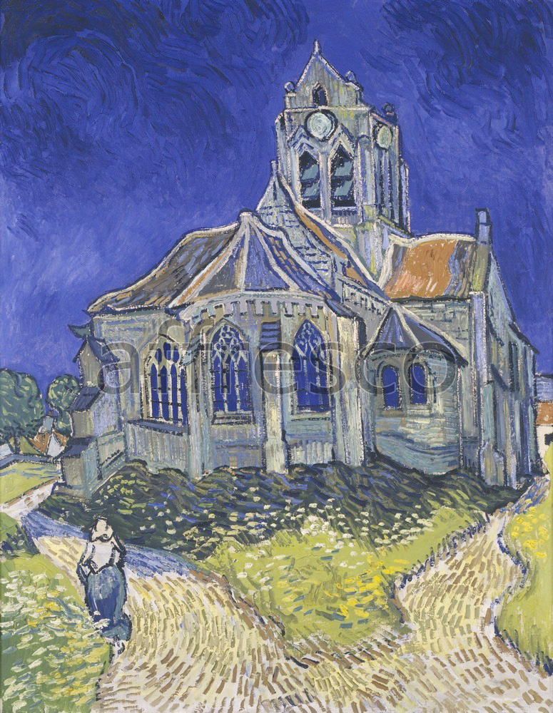 Impressionists & Post-Impressionists | Vincent van Gogh The Church in Auvers sur Oise View from the Chevet | Affresco Factory