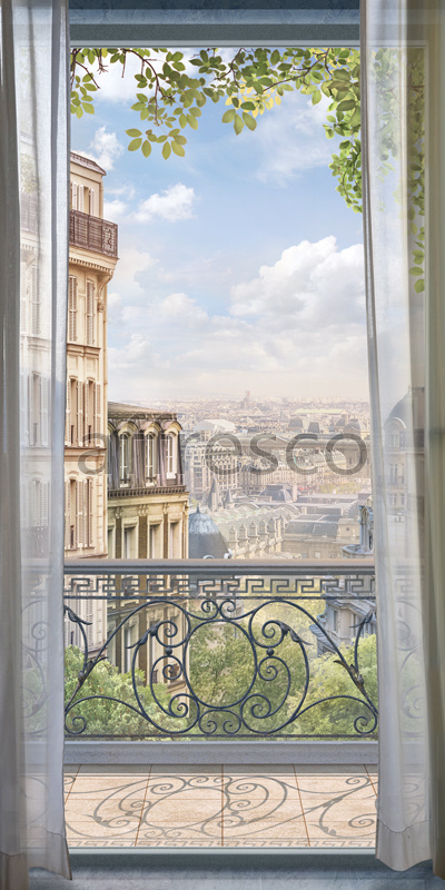 6935 | The best landscapes | View from the window | Affresco Factory
