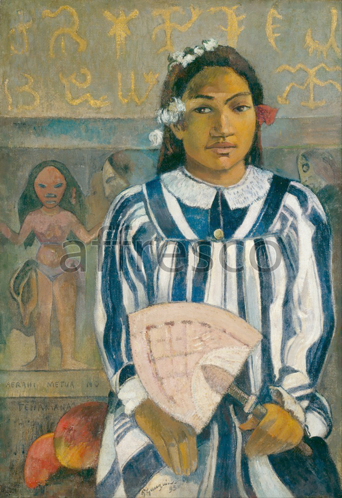 Impressionists & Post-Impressionists | Paul Gauguin The Ancestors of Tehamana OR Tehamana Has Many Parents | Affresco Factory