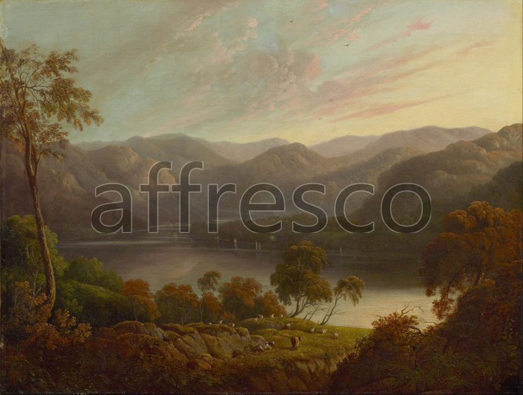 Classic landscapes | John Glover Landscape view in Cumberland | Affresco Factory