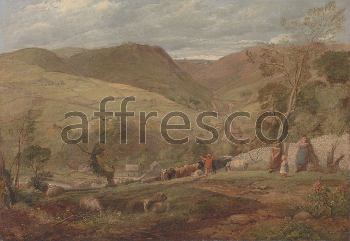 Classic landscapes | John Linnell  Hanson Toot View in Dovedale | Affresco Factory