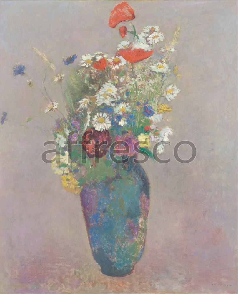 Impressionists & Post-Impressionists | Odilon Redon Vision vase of flowers | Affresco Factory