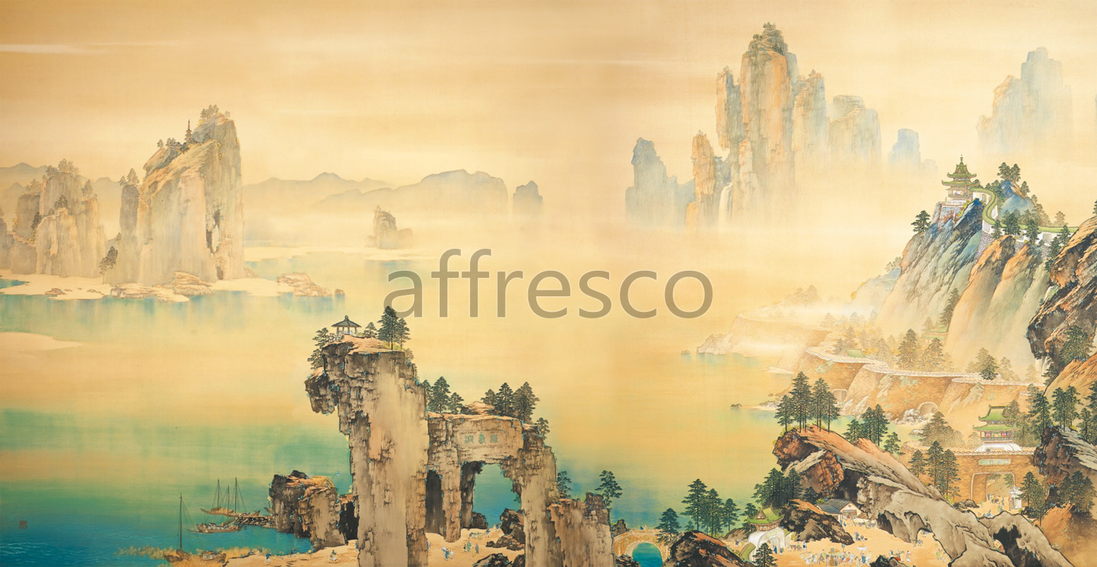 ID135679 | China & Japan | Китайский мотив горы | Affresco Factory