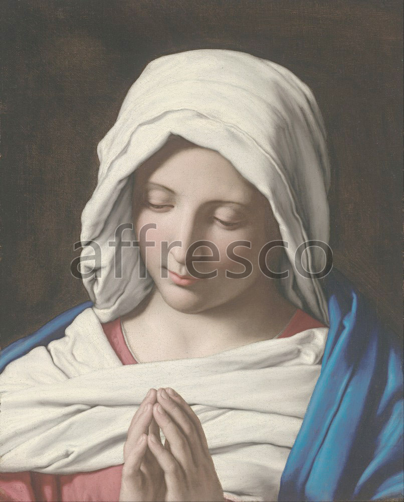 Biblical themes | Sassoferrato Madonna in prayer | Affresco Factory