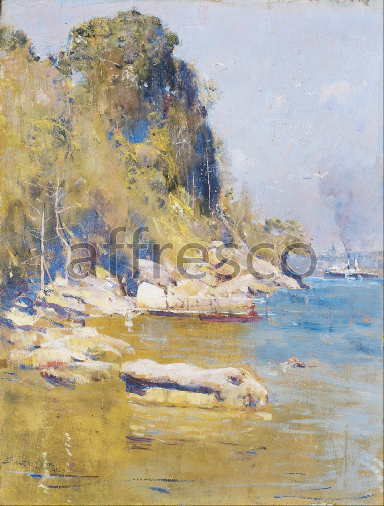 Impressionists & Post-Impressionists | Arthur Streeton From my camp Sirius Cove | Affresco Factory